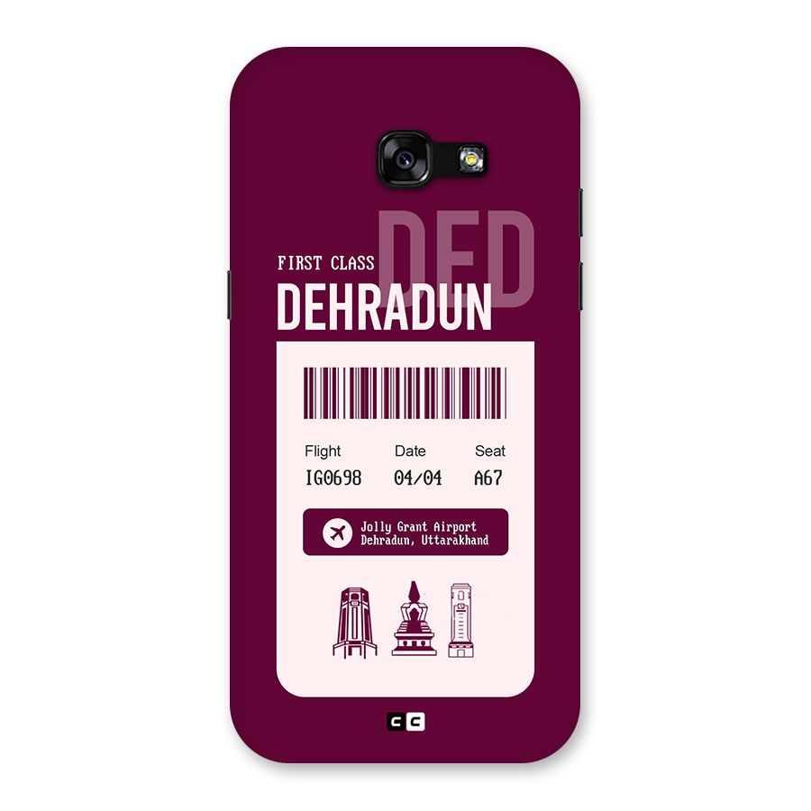 Dehradun Boarding Pass Back Case for Galaxy A5 2017