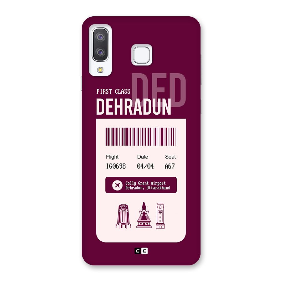 Dehradun Boarding Pass Back Case for Galaxy A8 Star