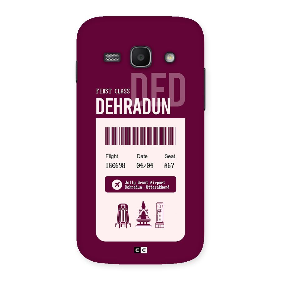 Dehradun Boarding Pass Back Case for Galaxy Ace3