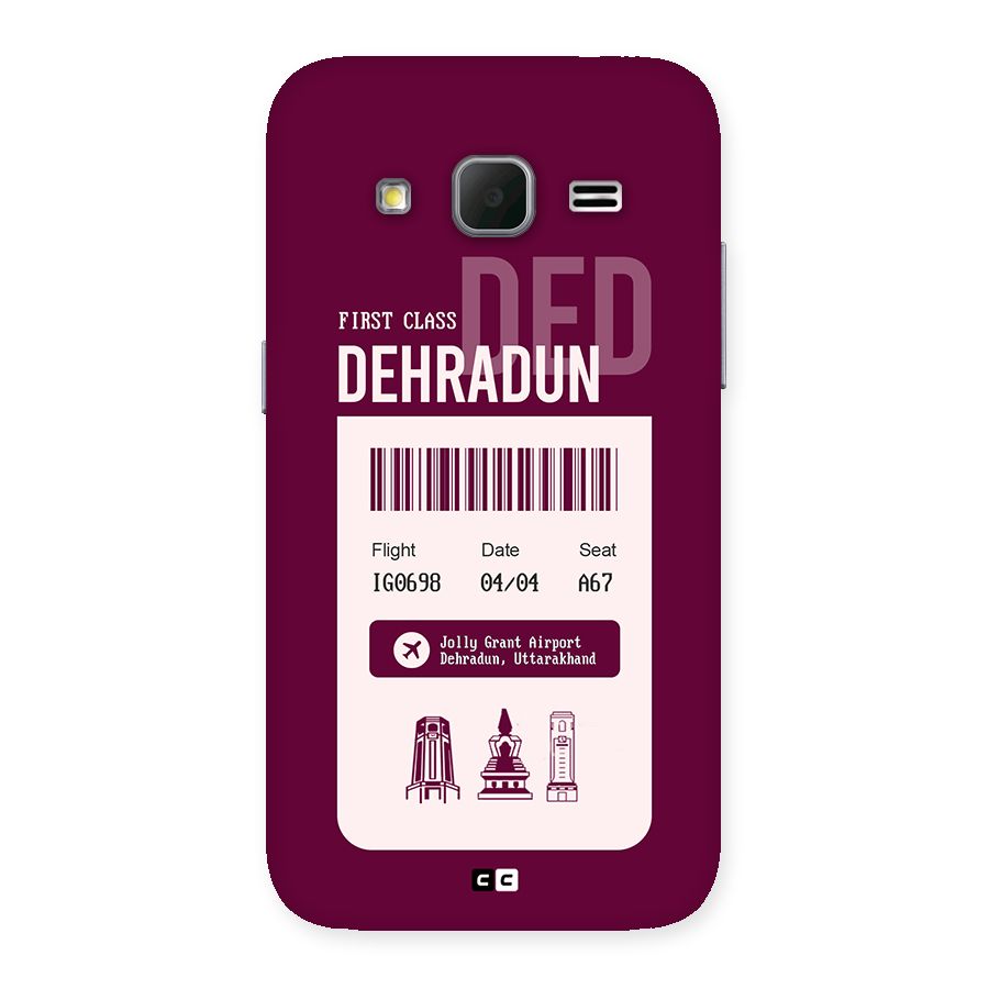 Dehradun Boarding Pass Back Case for Galaxy Core Prime