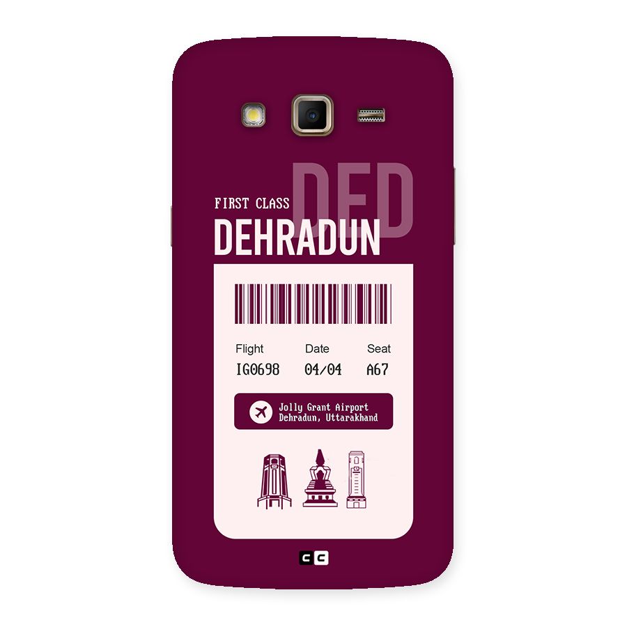 Dehradun Boarding Pass Back Case for Galaxy Grand 2