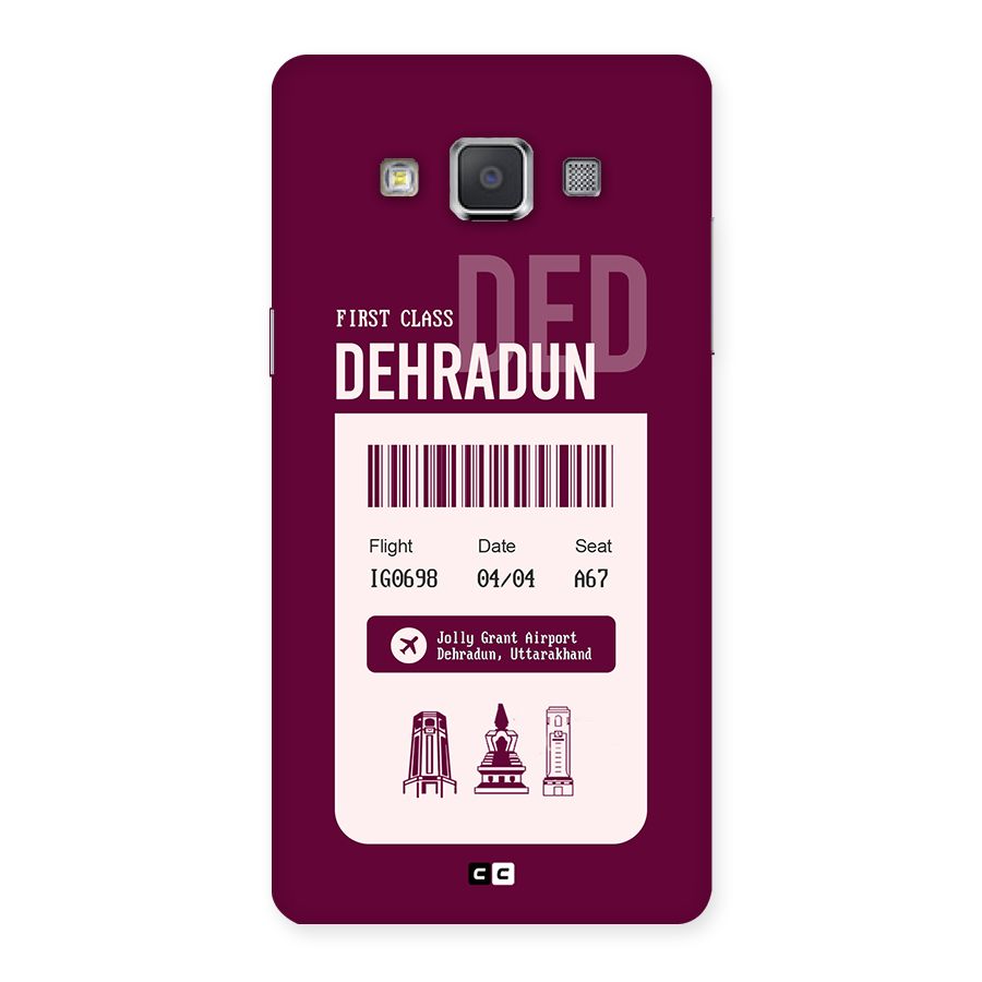 Dehradun Boarding Pass Back Case for Galaxy Grand 3