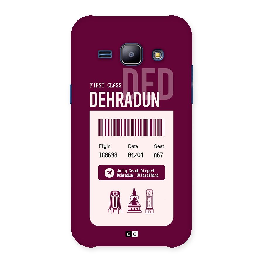 Dehradun Boarding Pass Back Case for Galaxy J1