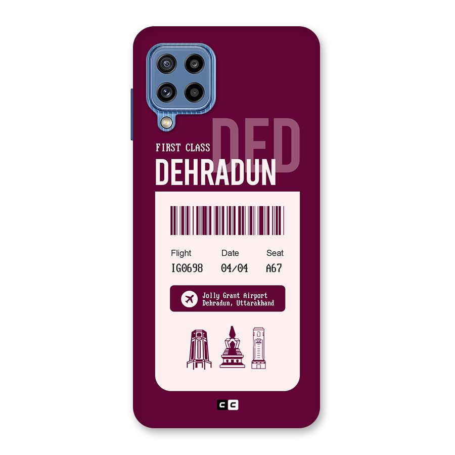 Dehradun Boarding Pass Back Case for Galaxy M32