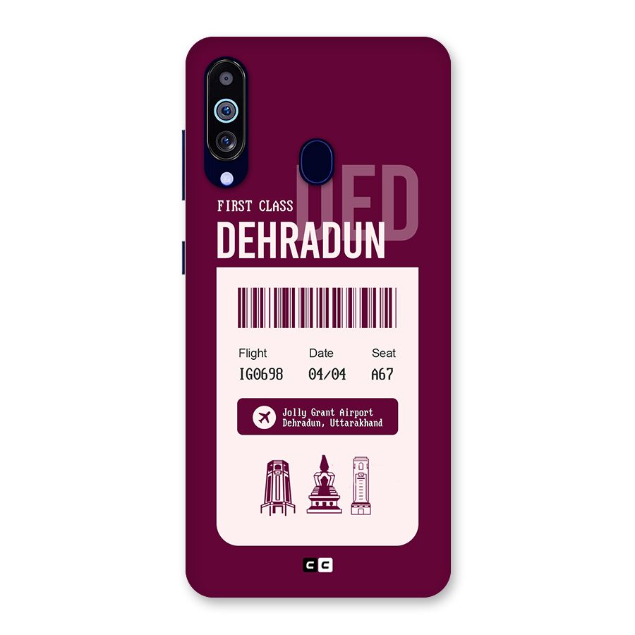 Dehradun Boarding Pass Back Case for Galaxy M40
