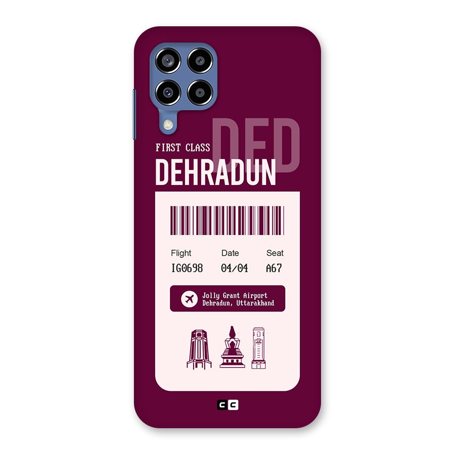 Dehradun Boarding Pass Back Case for Galaxy M53 5G