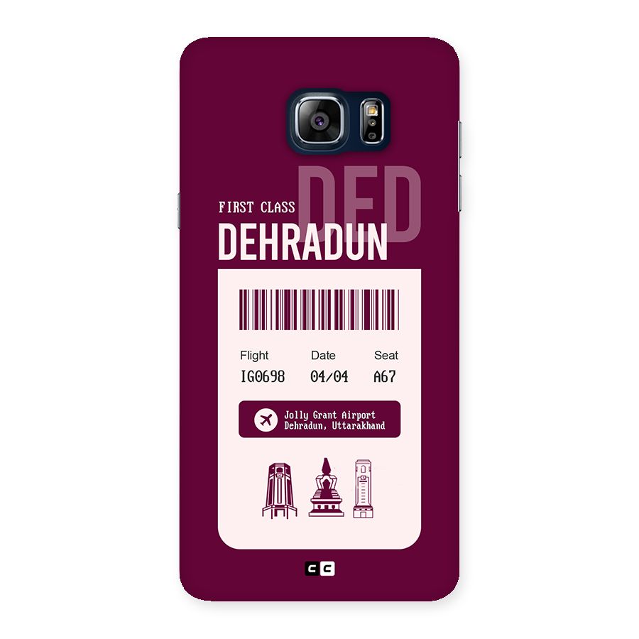 Dehradun Boarding Pass Back Case for Galaxy Note 5
