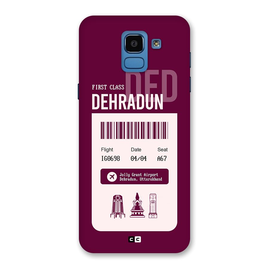 Dehradun Boarding Pass Back Case for Galaxy On6