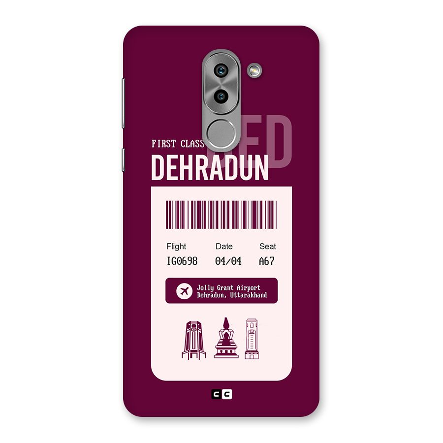 Dehradun Boarding Pass Back Case for Honor 6X