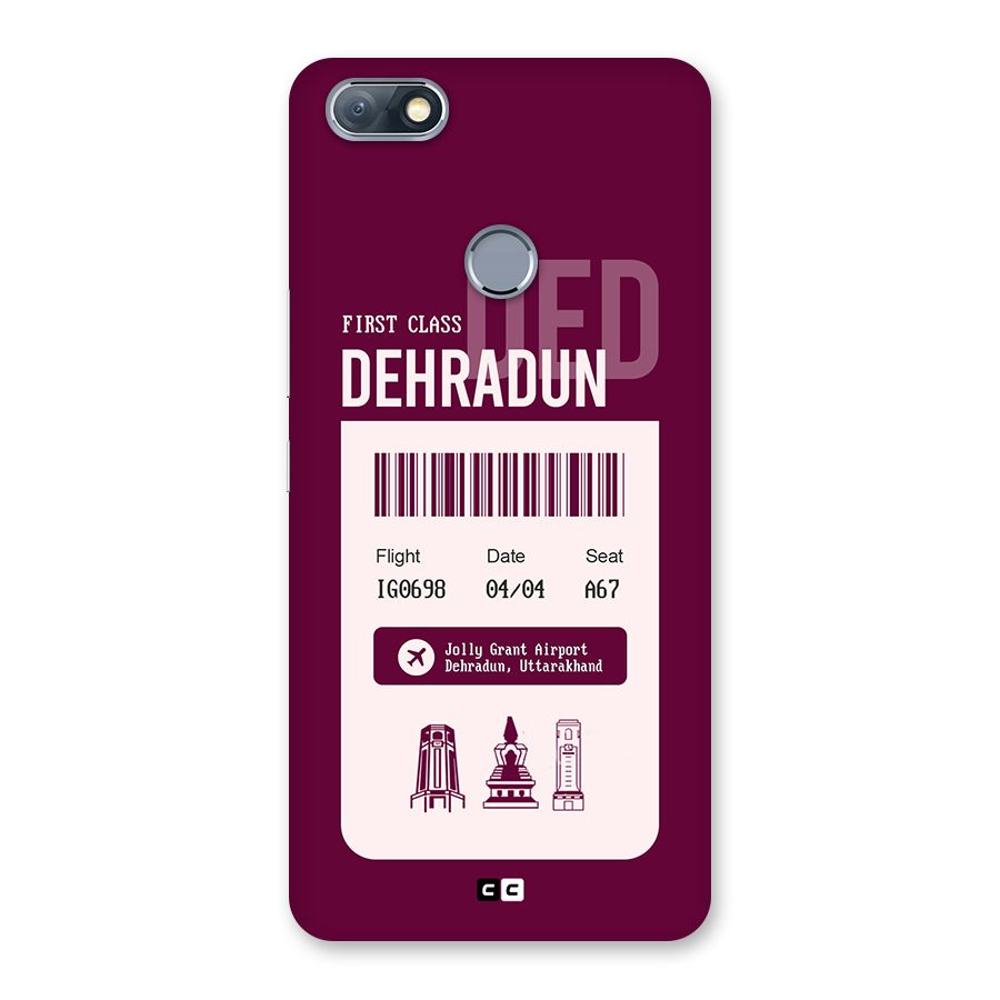 Dehradun Boarding Pass Back Case for Infinix Note 5