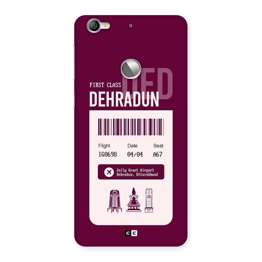 Dehradun Boarding Pass Back Case for Le 1S
