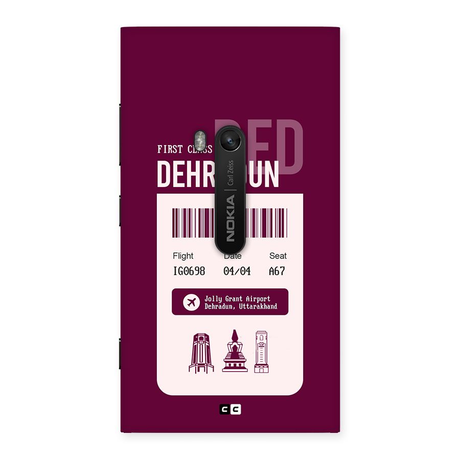 Dehradun Boarding Pass Back Case for Lumia 920