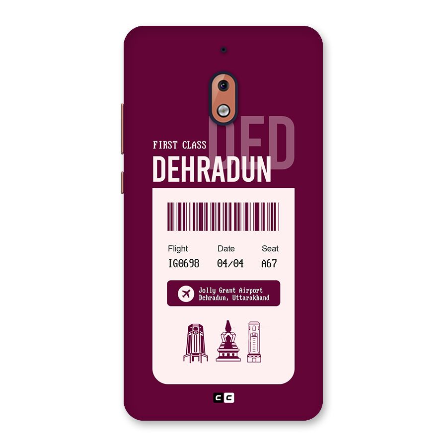Dehradun Boarding Pass Back Case for Nokia 2.1