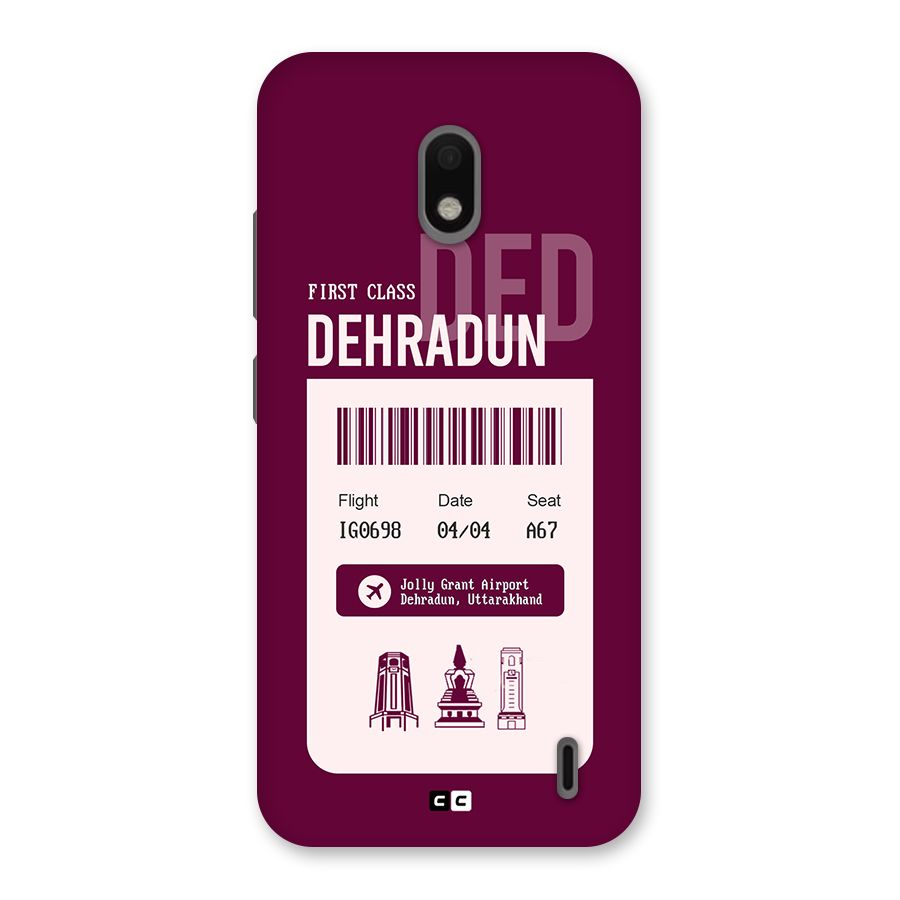 Dehradun Boarding Pass Back Case for Nokia 2.2