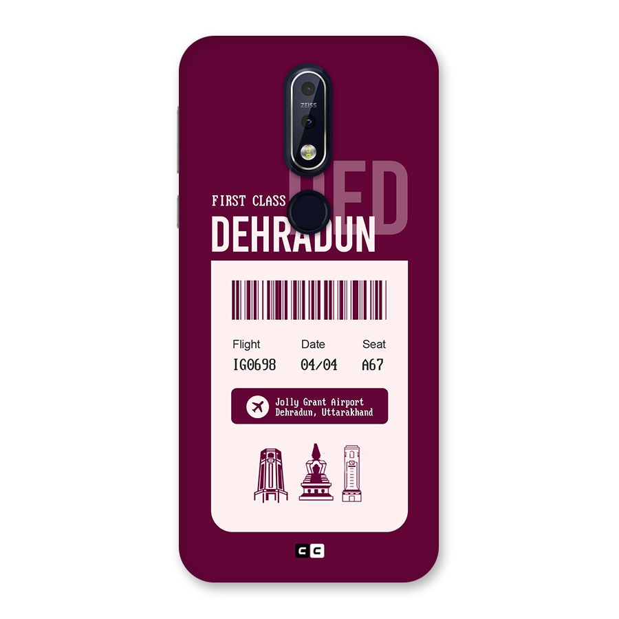 Dehradun Boarding Pass Back Case for Nokia 7.1