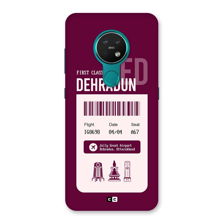 Dehradun Boarding Pass Back Case for Nokia 7.2