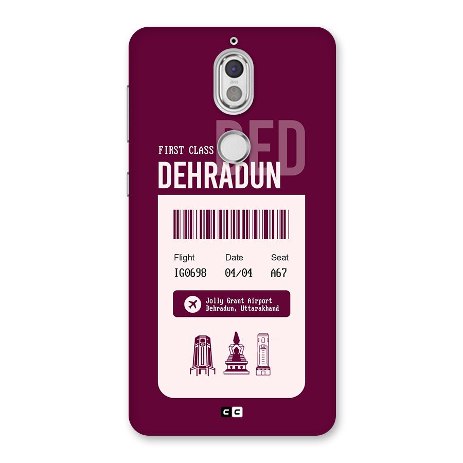 Dehradun Boarding Pass Back Case for Nokia 7
