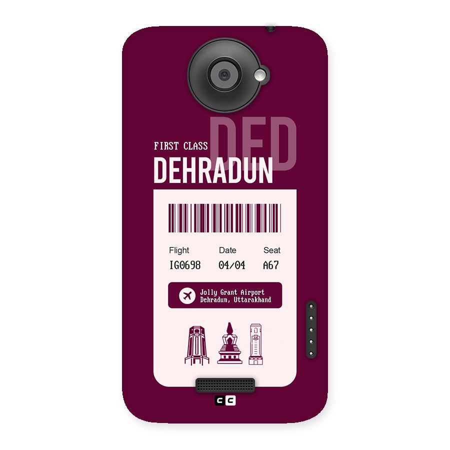 Dehradun Boarding Pass Back Case for One X