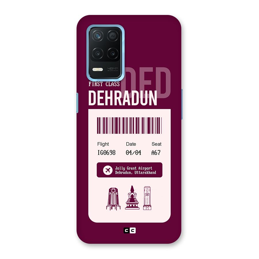 Dehradun Boarding Pass Back Case for Realme 8s 5G