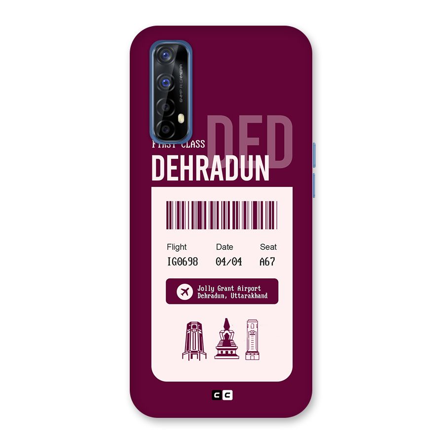 Dehradun Boarding Pass Back Case for Realme Narzo 20 Pro