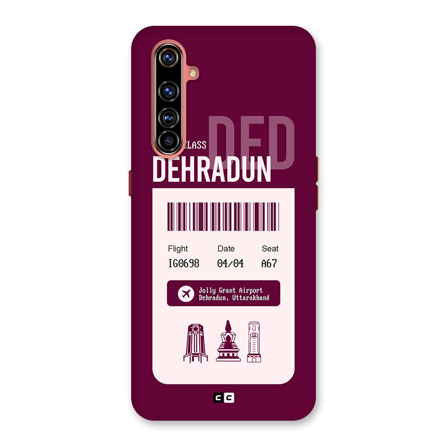 Dehradun Boarding Pass Back Case for Realme X50 Pro