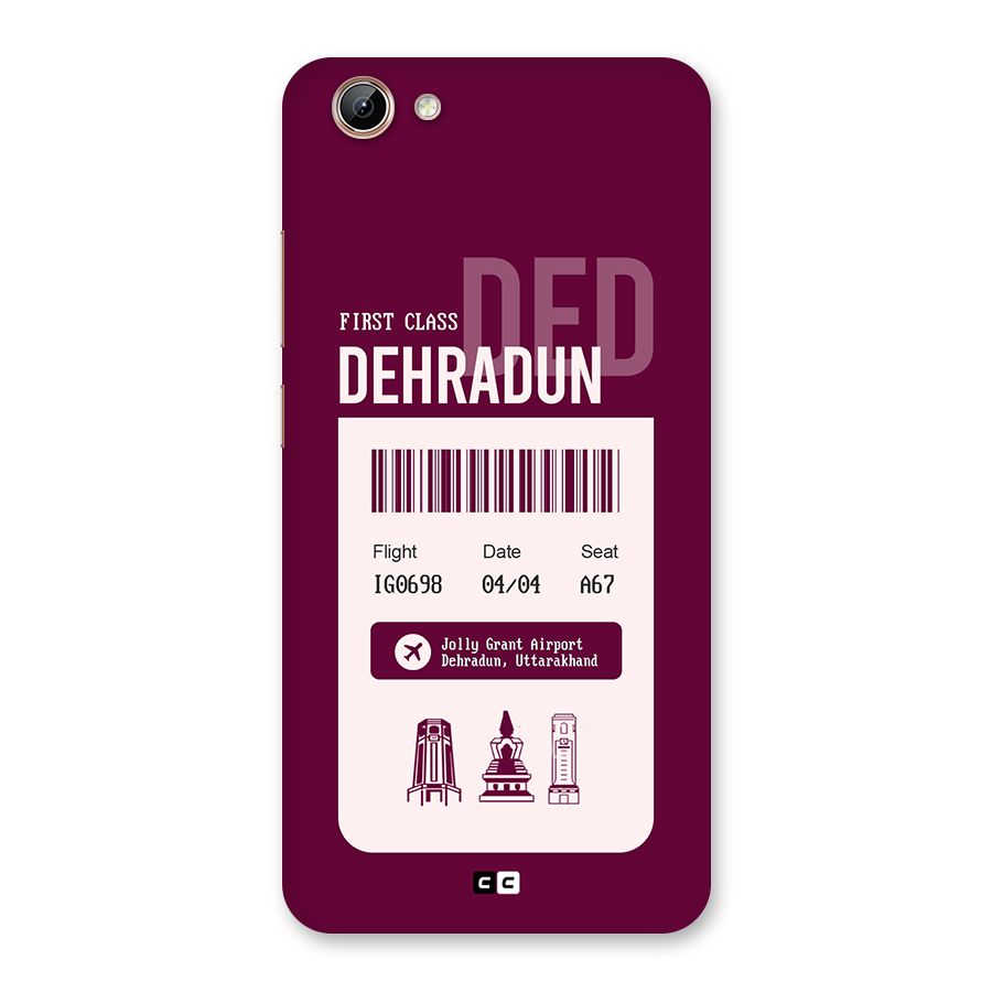 Dehradun Boarding Pass Back Case for Vivo Y71i