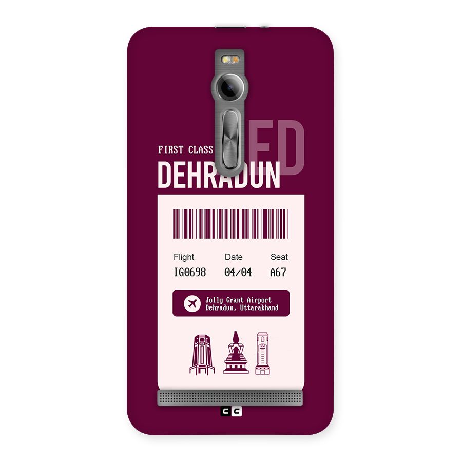 Dehradun Boarding Pass Back Case for Zenfone 2