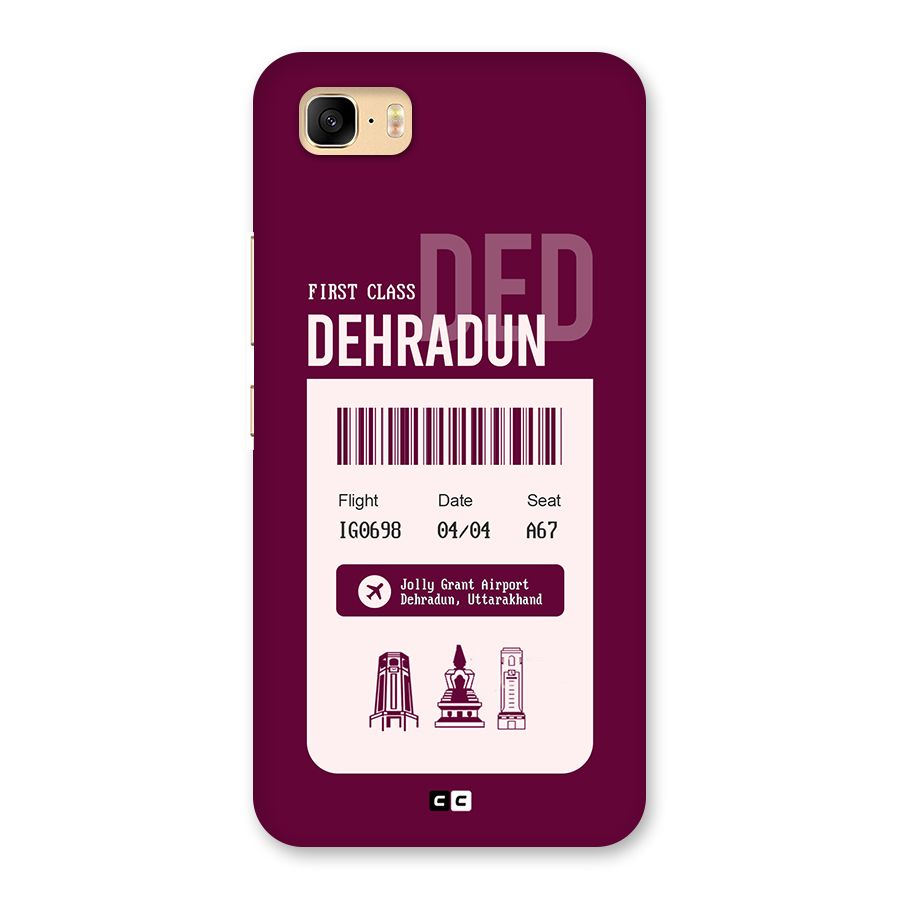 Dehradun Boarding Pass Back Case for Zenfone 3s Max