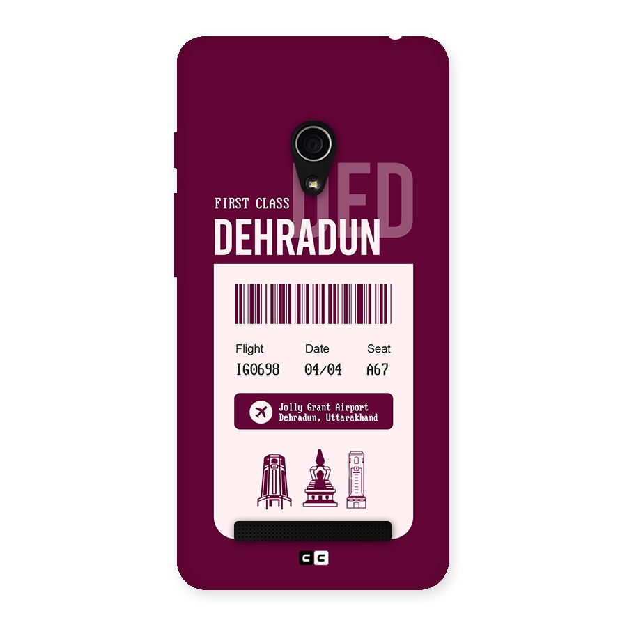Dehradun Boarding Pass Back Case for Zenfone 5