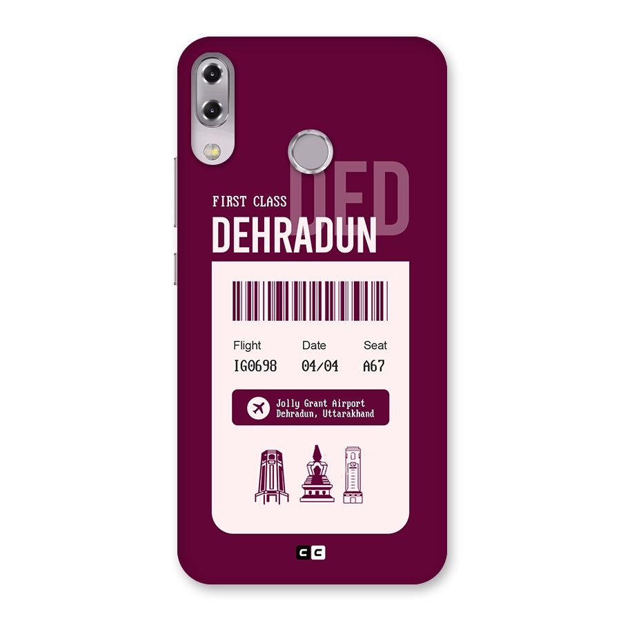 Dehradun Boarding Pass Back Case for Zenfone 5Z