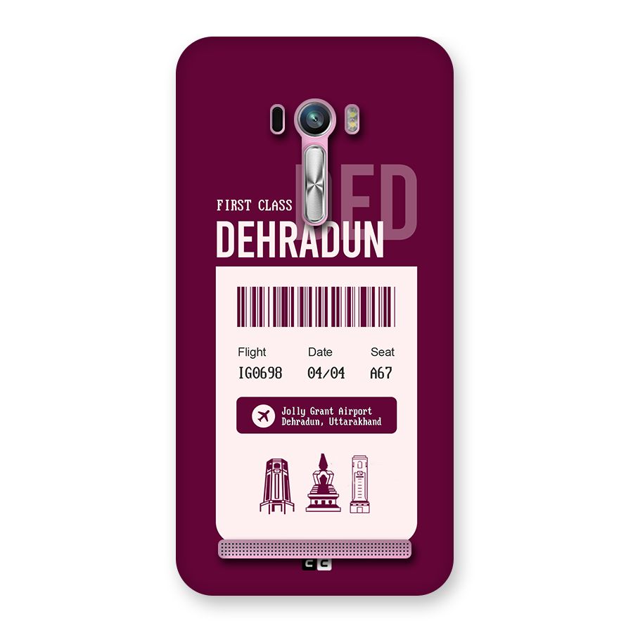 Dehradun Boarding Pass Back Case for Zenfone Selfie