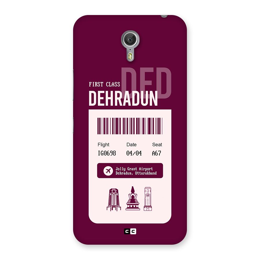 Dehradun Boarding Pass Back Case for Zuk Z1