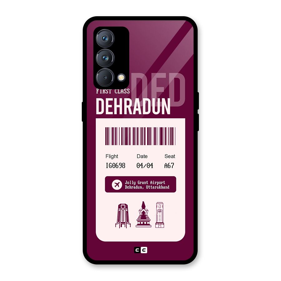 Dehradun Boarding Pass Glass Back Case for Realme GT Master Edition