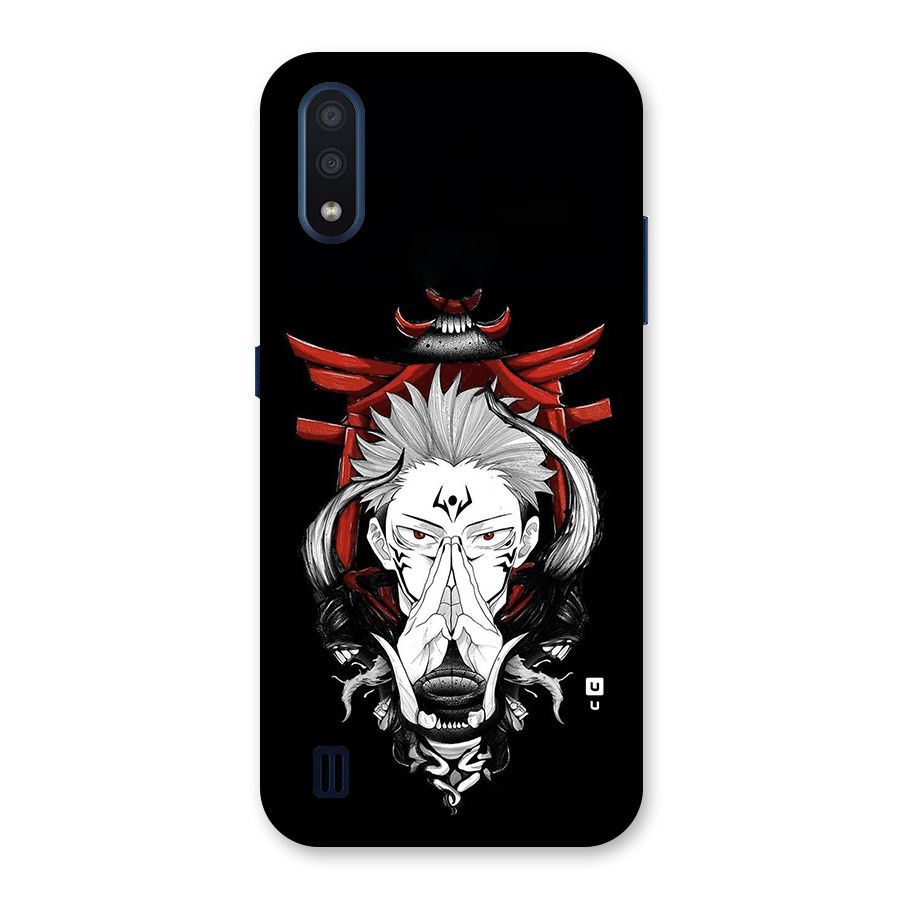 Demon King Sukuna Back Case for Galaxy M01