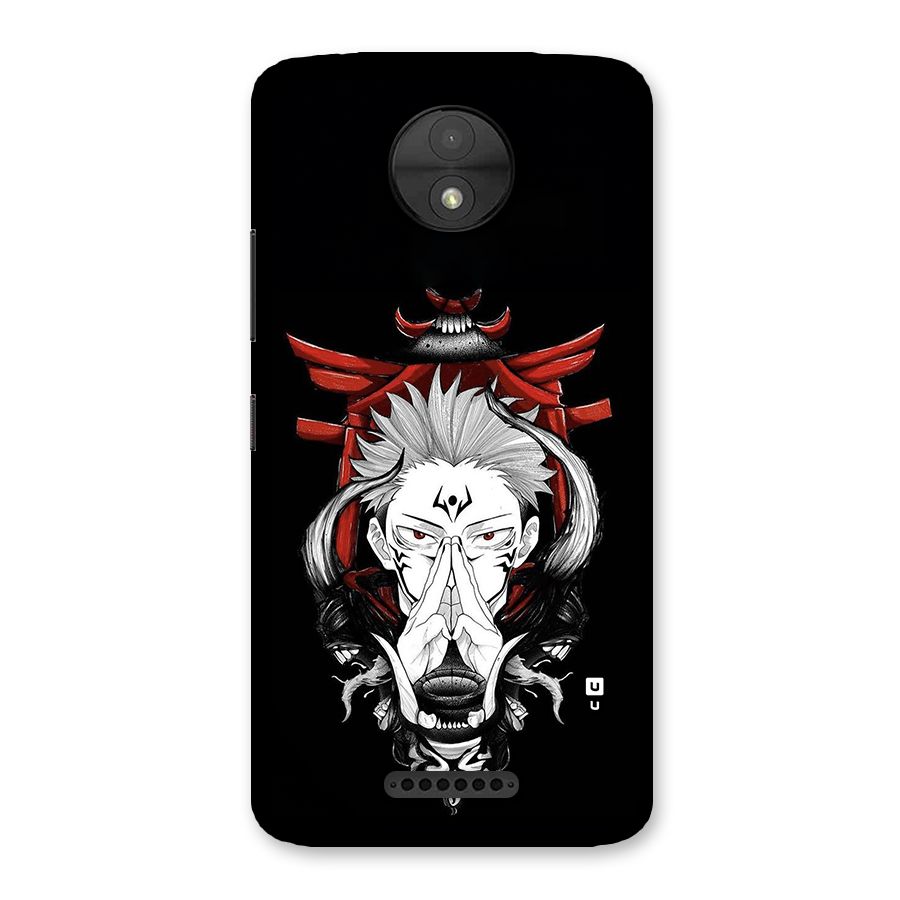 Demon King Sukuna Back Case for Moto C