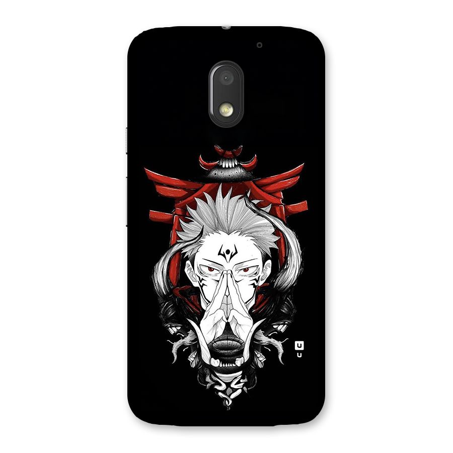 Demon King Sukuna Back Case for Moto E3 Power