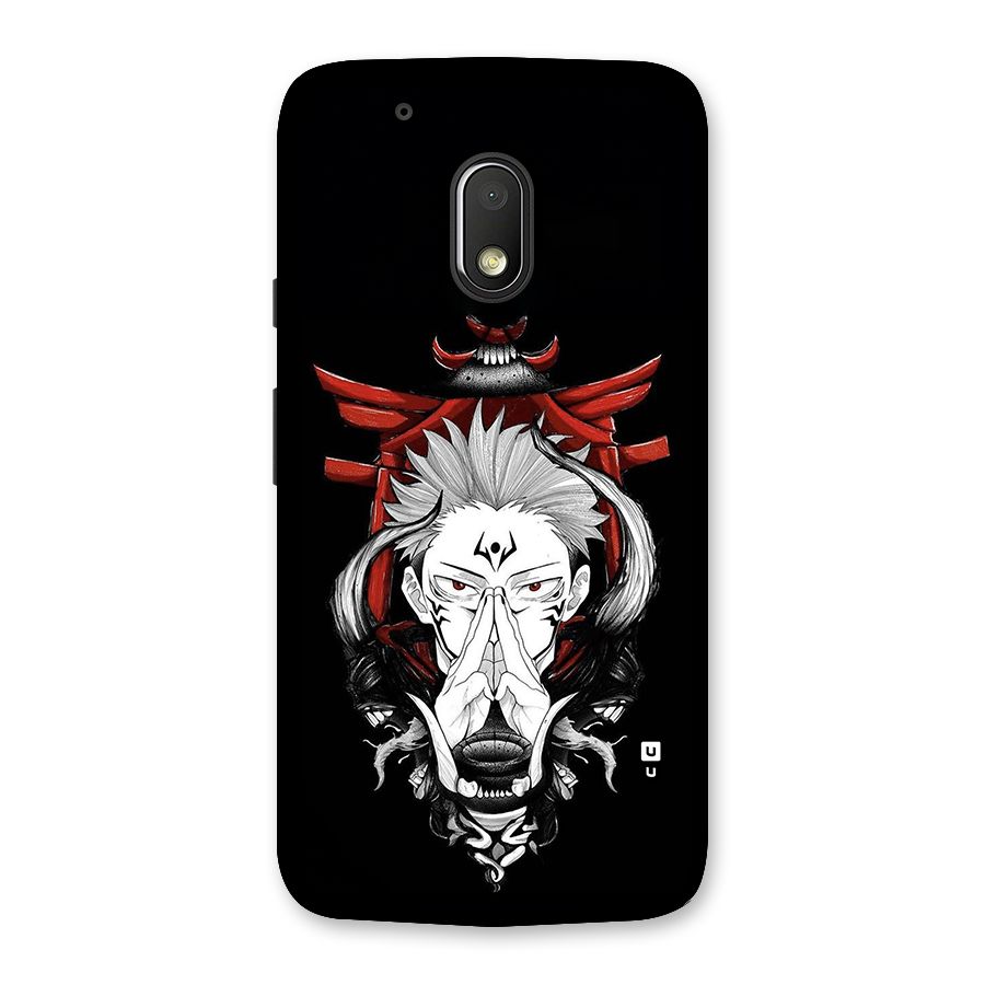 Demon King Sukuna Back Case for Moto G4 Play