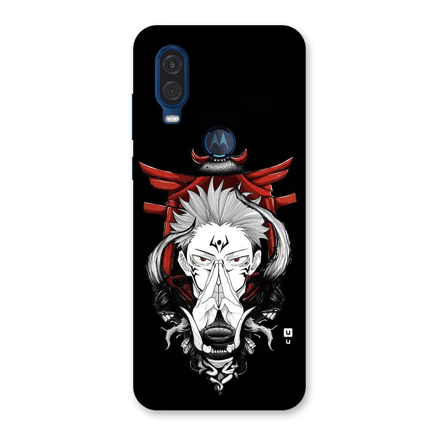 Demon King Sukuna Back Case for Motorola One Vision