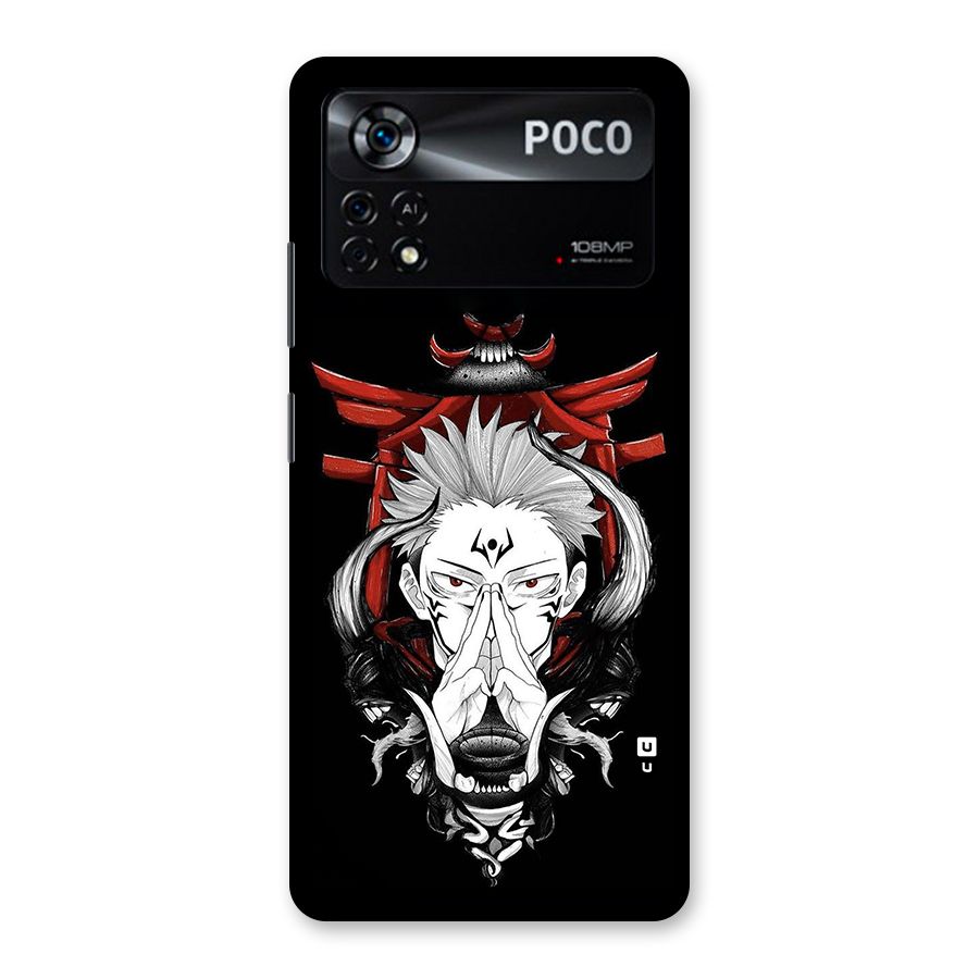 Demon King Sukuna Back Case for Poco X4 Pro 5G
