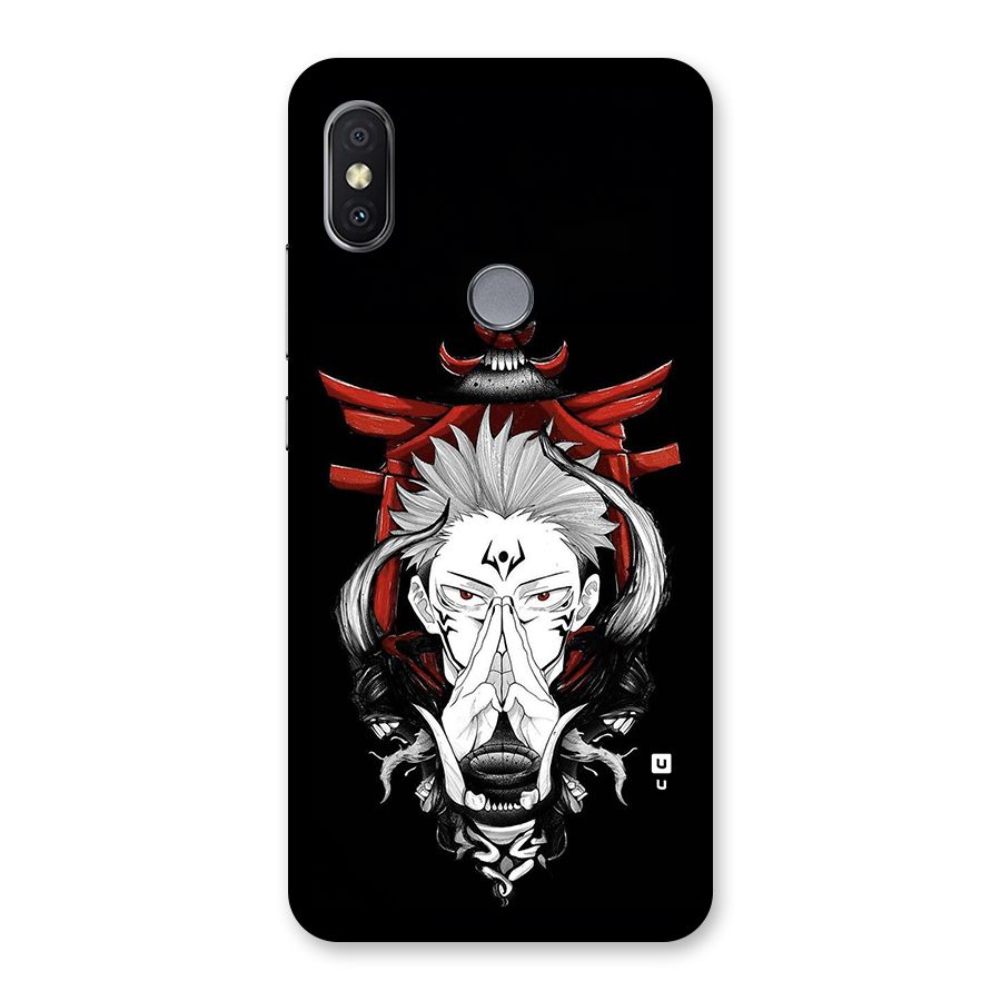 Demon King Sukuna Back Case for Redmi Y2