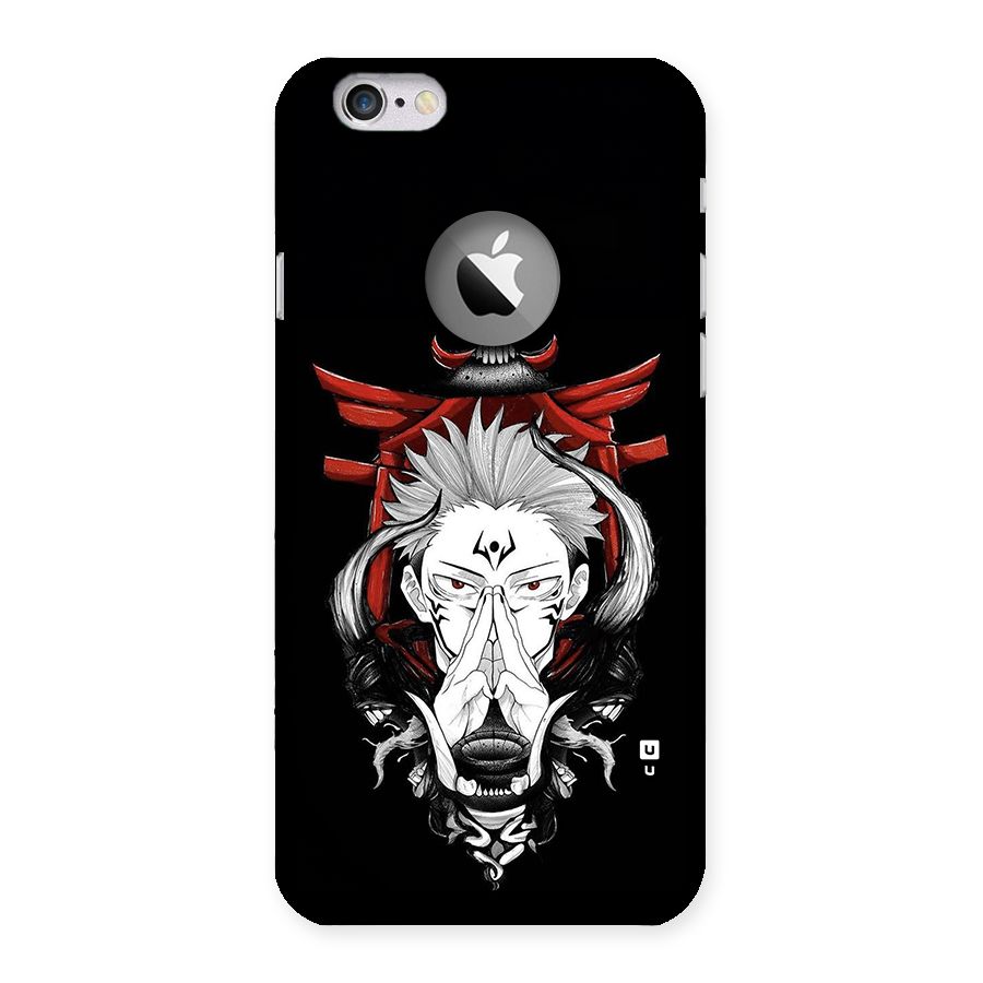 Demon King Sukuna Back Case for iPhone 6 Logo Cut