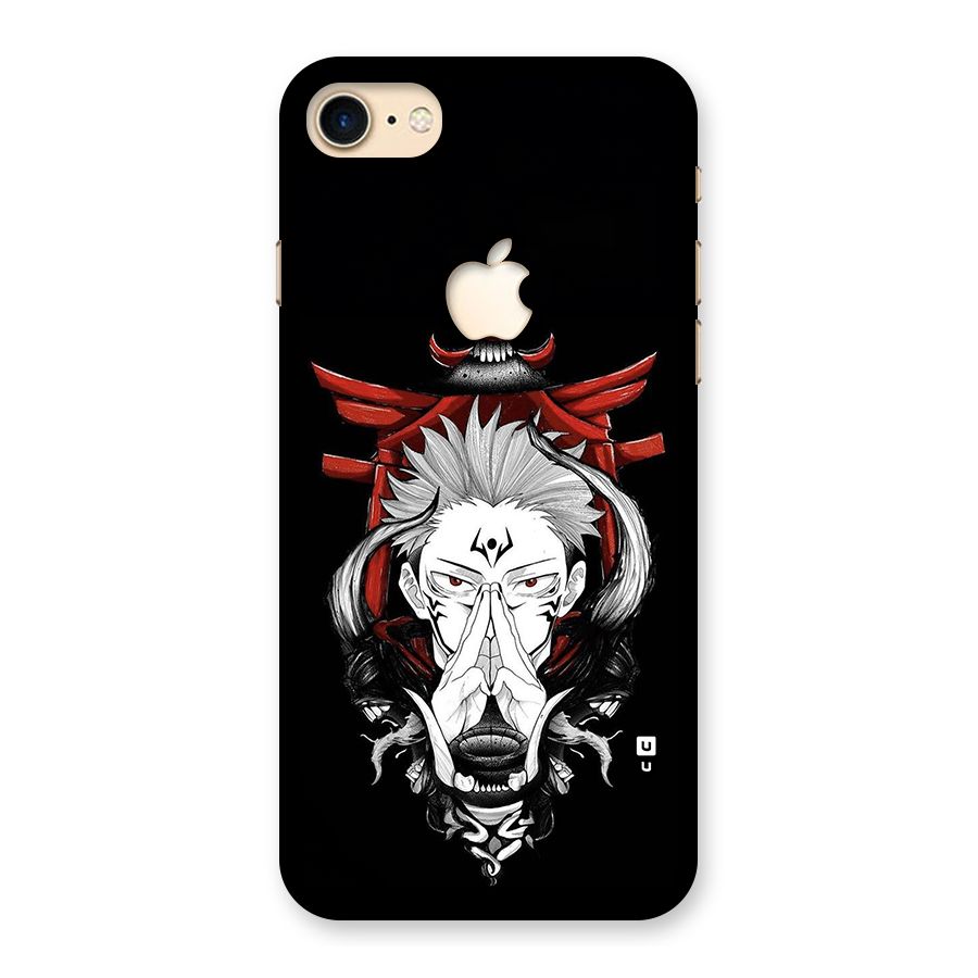 Demon King Sukuna Back Case for iPhone 7 Apple Cut