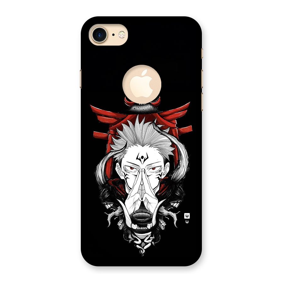 Demon King Sukuna Back Case for iPhone 7 Logo Cut