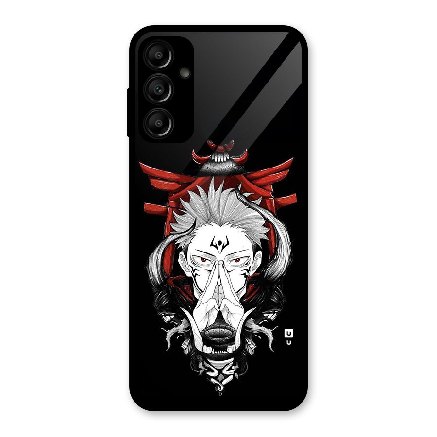 Demon King Sukuna Glass Back Case for Galaxy A14 5G
