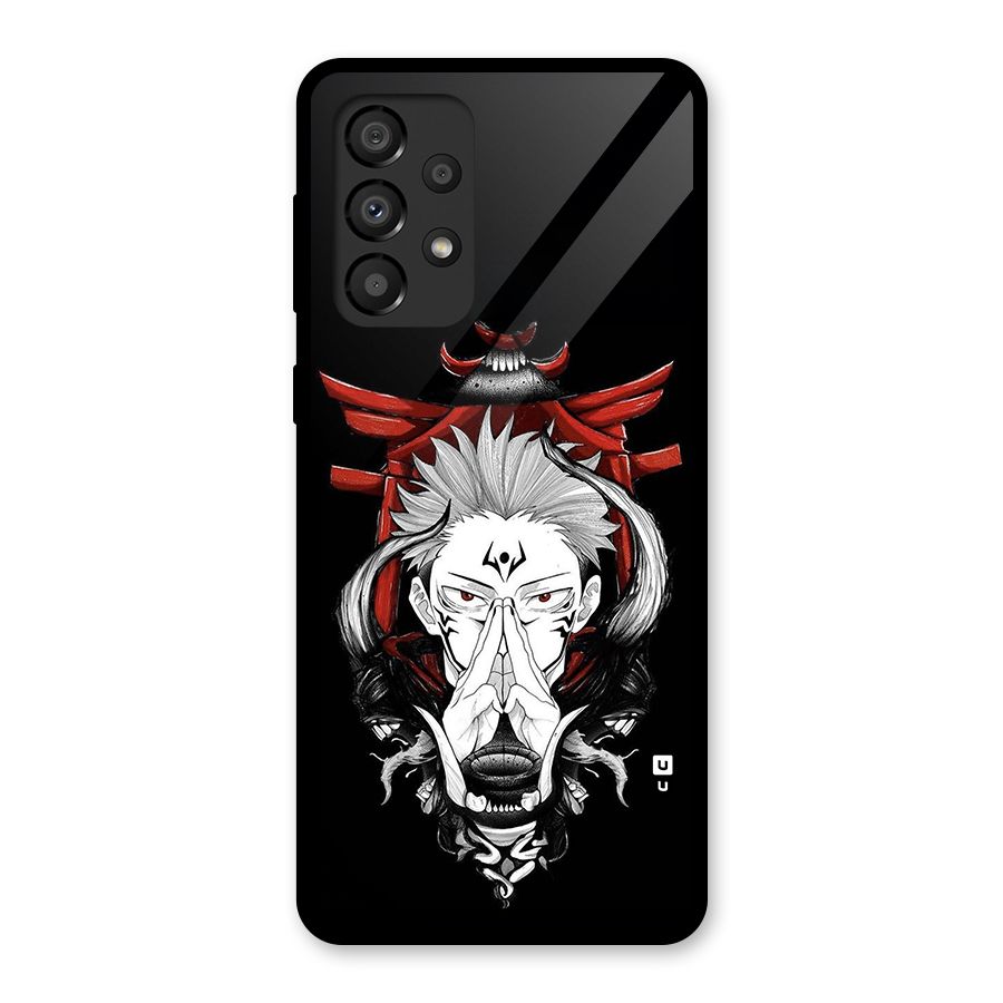Demon King Sukuna Glass Back Case for Galaxy A33 5G