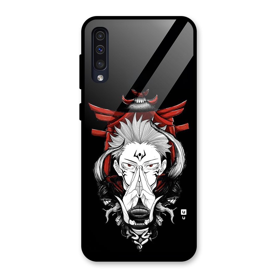 Demon King Sukuna Glass Back Case for Galaxy A50s