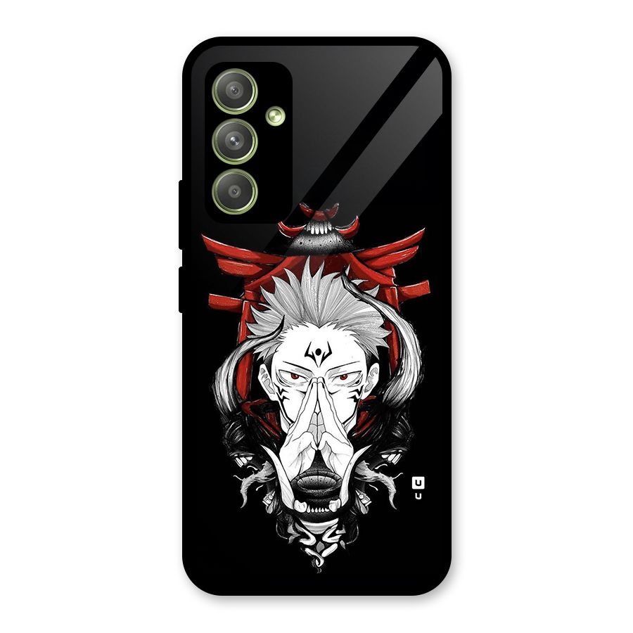 Demon King Sukuna Glass Back Case for Galaxy A54