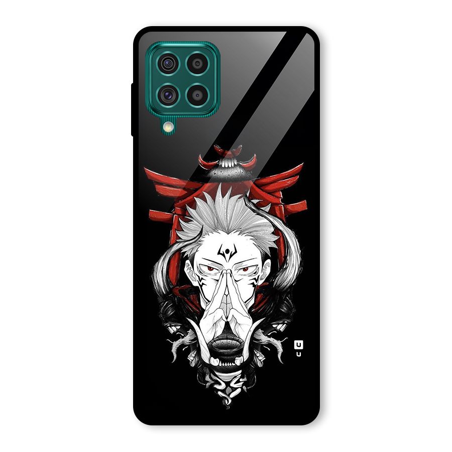 Demon King Sukuna Glass Back Case for Galaxy F62
