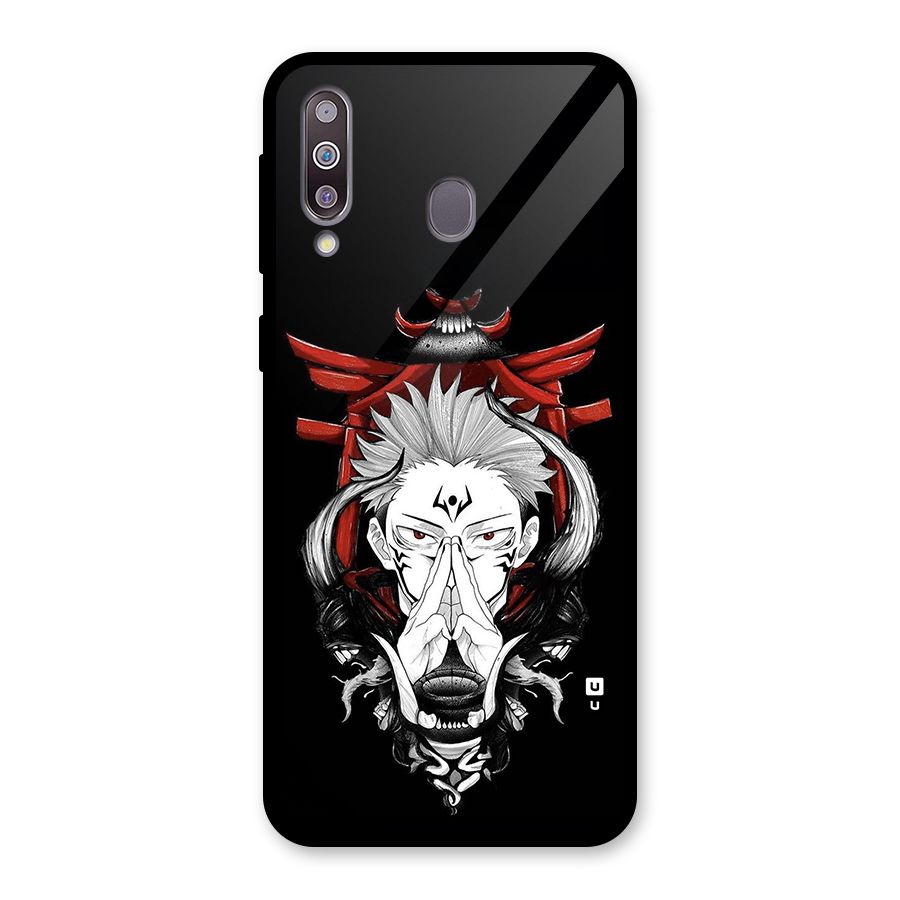 Demon King Sukuna Glass Back Case for Galaxy M30