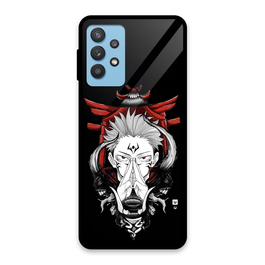 Demon King Sukuna Glass Back Case for Galaxy M32 5G